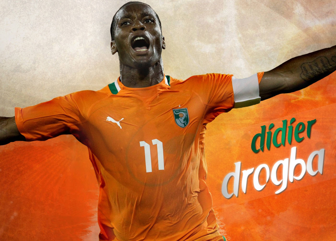 Didier Drogba wallpaper 4k