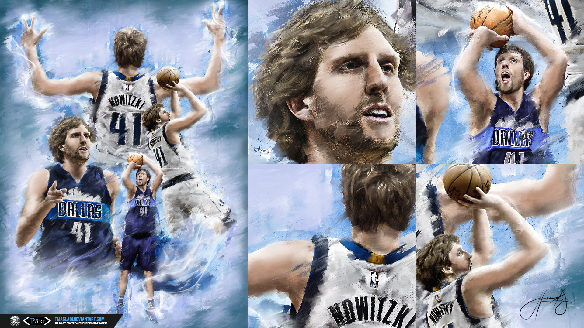 dirk nowitzki wallpaper 4k