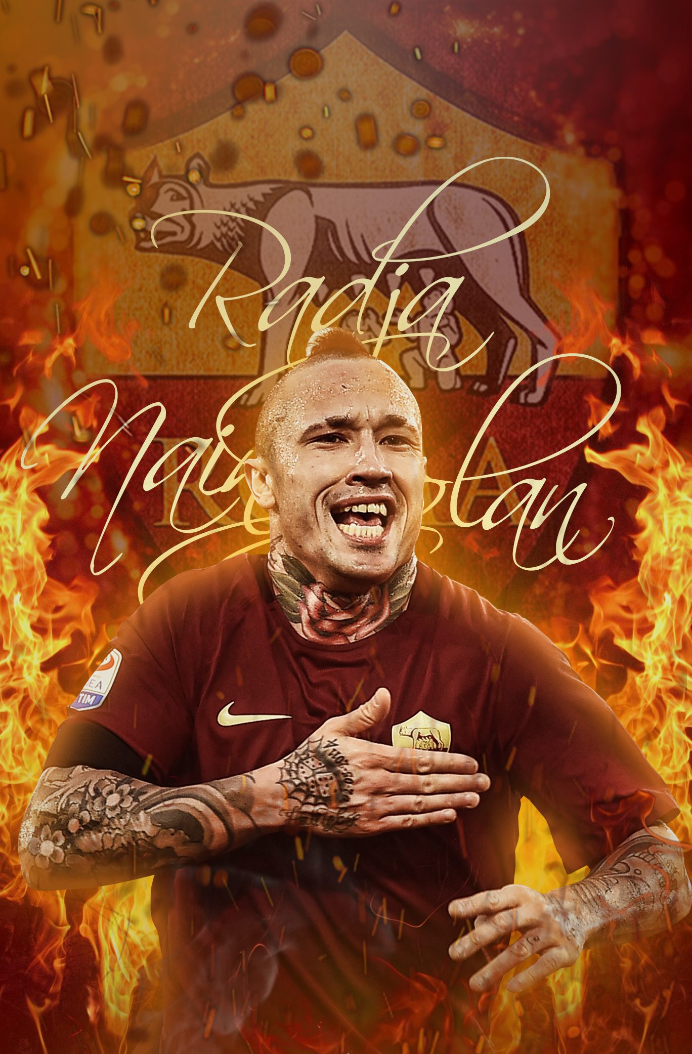 wallpaper 4k Radja Nainggolan
