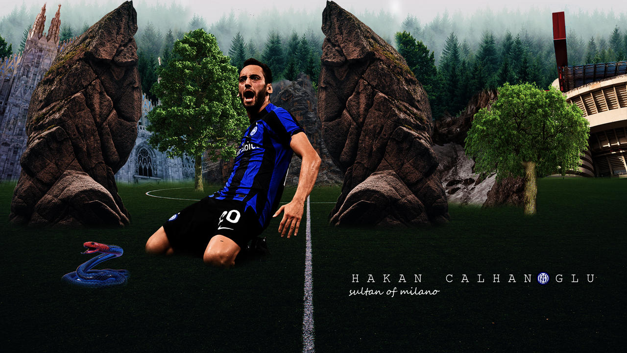 wallpaper 4k Hakan Çalhanoğlu