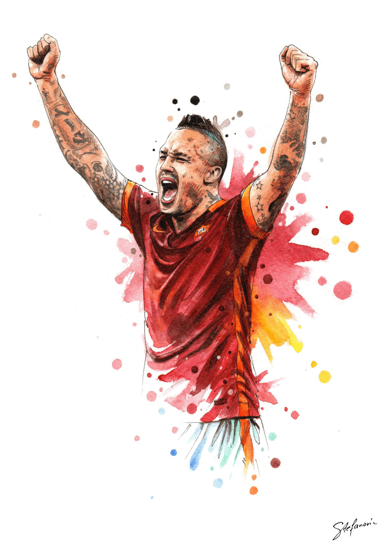 wallpaper for phone Radja Nainggolan