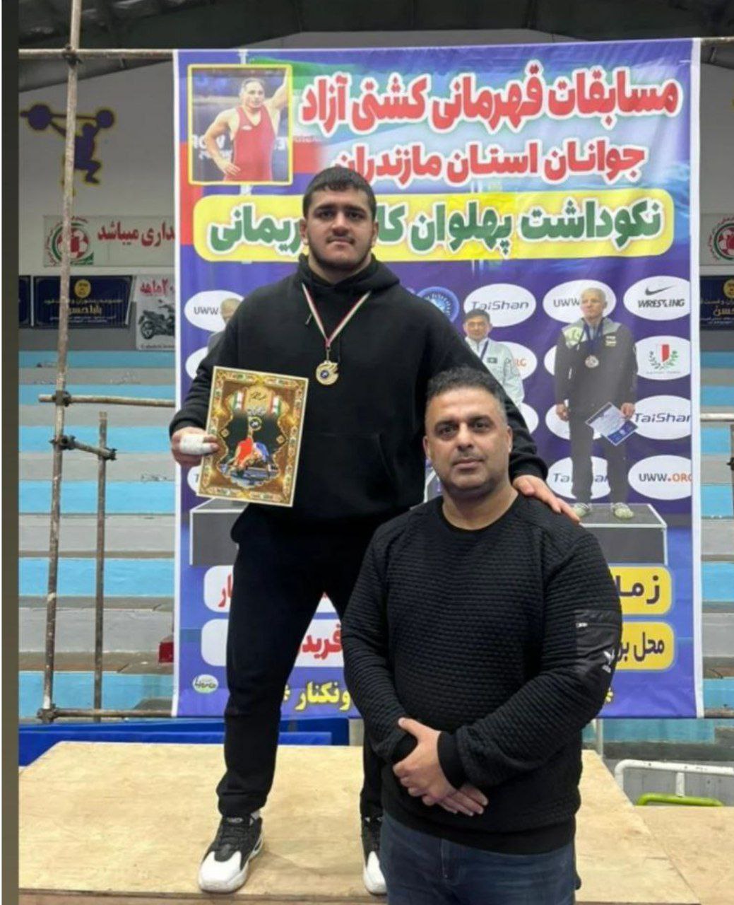 عکس محمدرضا لطفی کشتی گیر