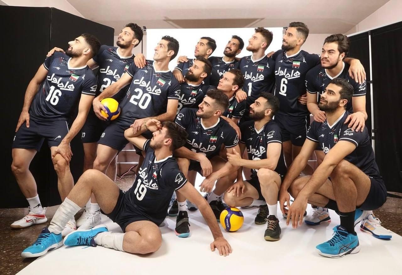 لیست بازیکنان تیم ملی والیبال