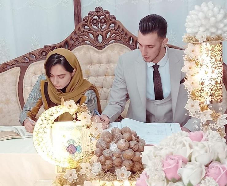 عکس پوریا یلی و همسرش