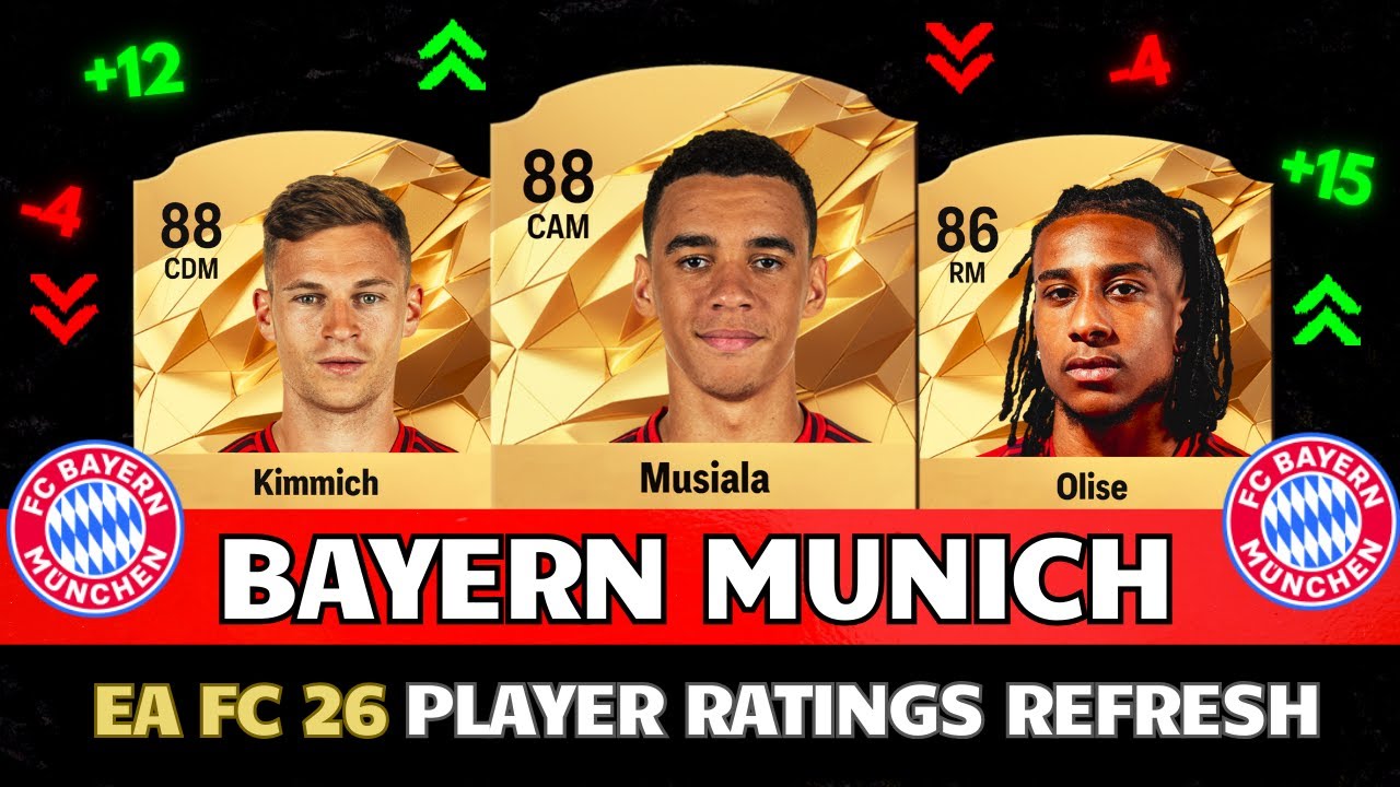 بهترین بازیکنان بایرن مونیخ در FC 26