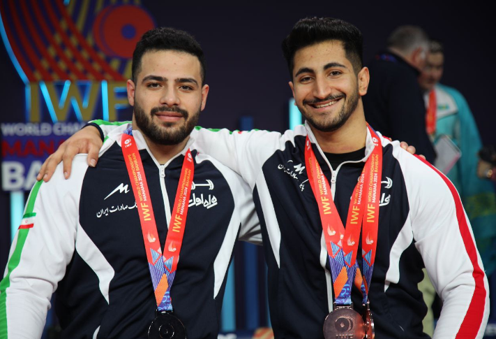 عکس علیرضا معینی وزنه بردار