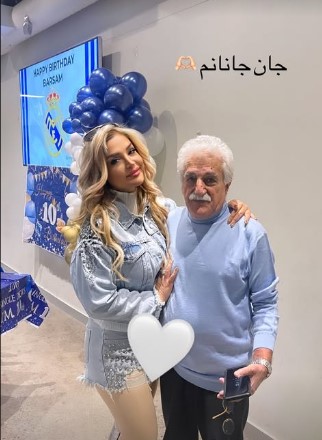  عکس مامک و پدرش