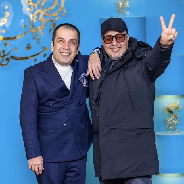 عباس جمشیدی‌فر و رضا عطاران