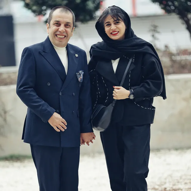 عکس زن عباس جمشیدی‌فر