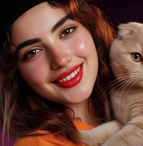 سلبریتی با مدل دیجیتال