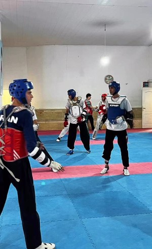 عکس طاها جوادی تکواندو